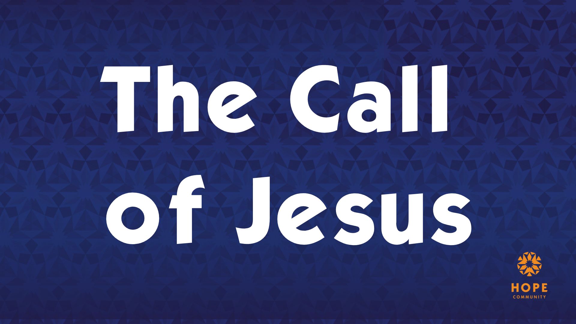 The Call of Jesus